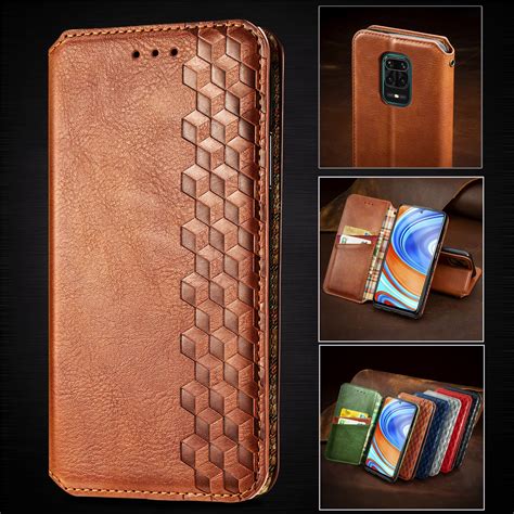 Flip Leather Case For Xiaomi 10t Pro 11 Lite Poco X3 Nfc Magnetic