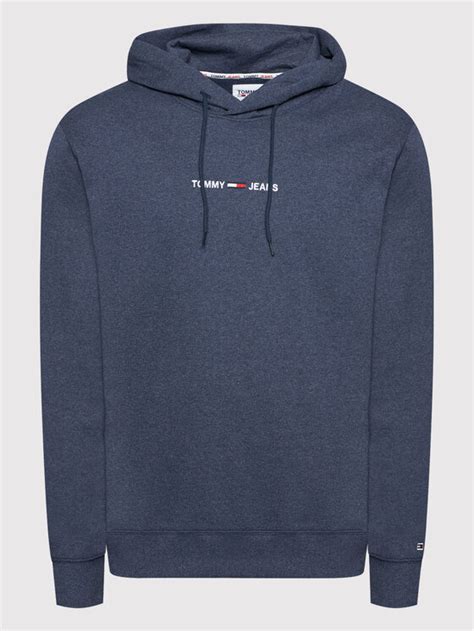 Tommy Jeans Sweatshirt Tjm Straight Logo DM0DM11632 Bleu Marine Regular