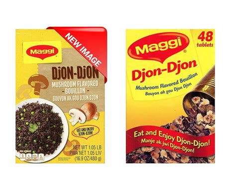 Maggi Djon Djon Bouillon Cubes Mushroom Flavored 1 Box 48