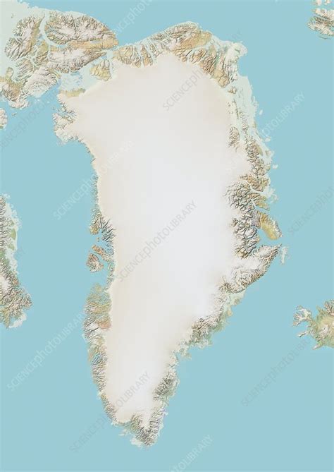 Greenland, satellite image - Stock Image - C012/5296 - Science Photo ...