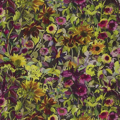 Designers Guild Indian Sunflower Wallpaper Beut Co Uk