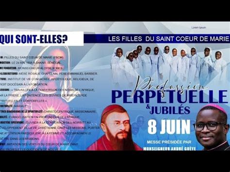 Profession Perp Tuelle Et Jubil Des Filles Du Saint Coeur De Marie