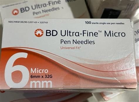 BD Ultra Fine Micro Pen Needles 32Gx6mm At 251 Piece Vadodara ID