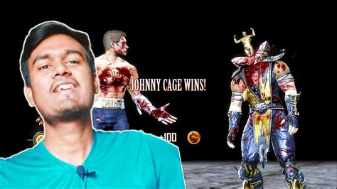 JOHNNY CAGE LADDER MATCH AND FATALITY MORTAL KOMBAT KOMPLETE EDITION