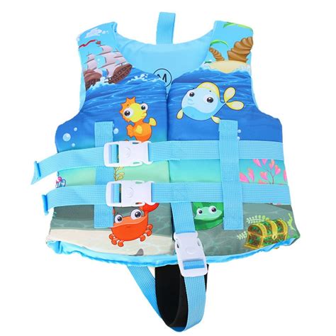 Toddlers Swim Vest 2 12 Years 30 90lbs Boys Girls Kids Swim Life Jacket