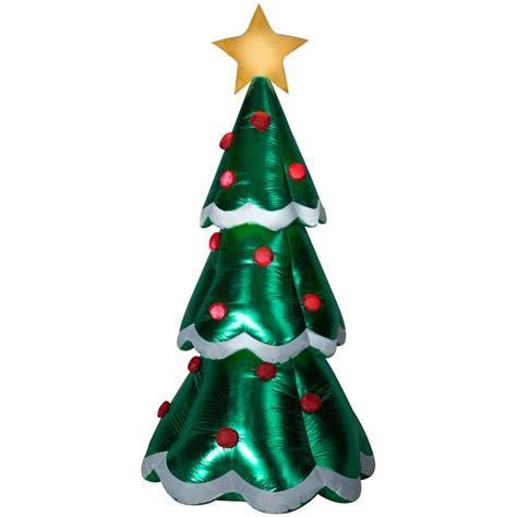 Holiday Living 7 Ft Lighted Christmas Tree S Christmas Inflatable At