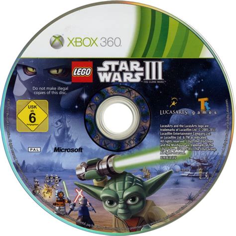 LEGO Star Wars III: The Clone Wars (2011) Xbox 360 box cover art ...