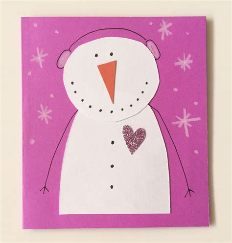 Easy Snowman Cards! | Gettin' Crafty with Natalie