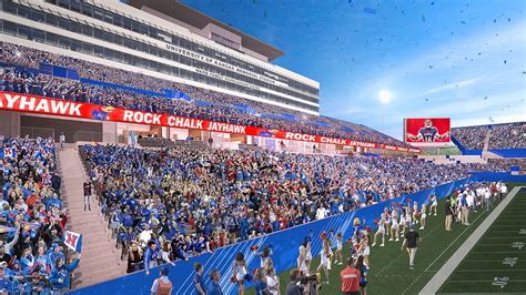 Jayhawks Unveil Memorial Stadium Upgrades, Fundraising Underway ...