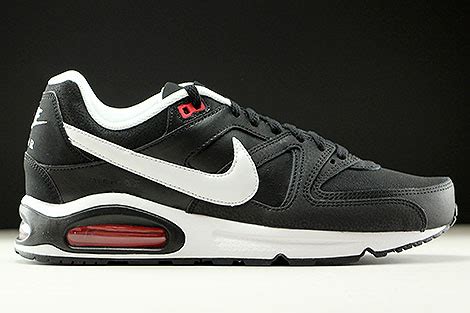 Nike Air Max Command Leather Black White Action Red Purchaze