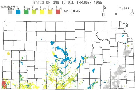 Kgs Subsurface Geology Distribution Of Kansas Oil And Gas Production