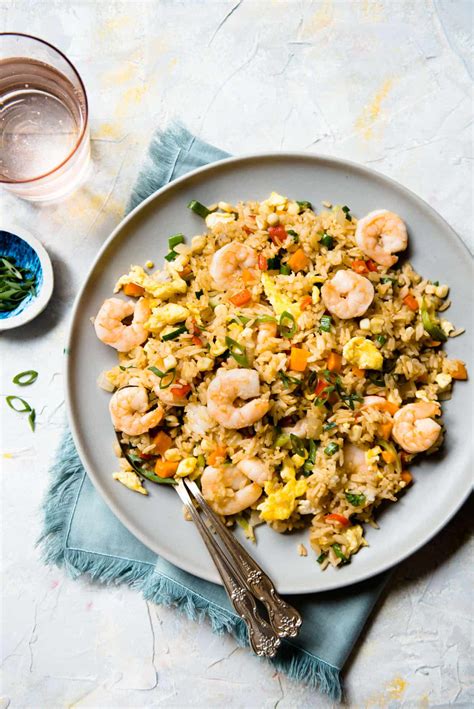 Shrimp & Egg Fried Rice 5 | Healthy Nibbles
