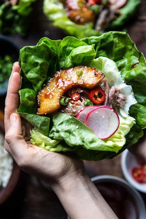 Korean Pineapple Pork Lettuce Wraps Half Baked Harvest