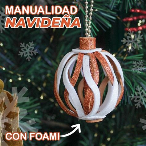 Artesd Olga Manualidad Navideña con Foami Christmas Foam Craft