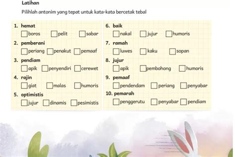 Kunci Jawaban Bahasa Indonesia Kelas Kurikulum Merdeka Halaman Bab