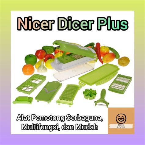 Jual Genius Nicer Dicer Plus Alat Parutan Serutan Pemotong Pengiris