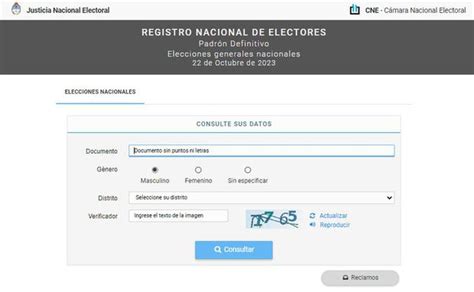 Dónde Votar En Las Elecciones De Argentina 2023 Padrón Electoral