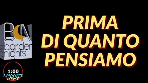 PRIMA DI QUANTO PENSIAMO 1 MINUTE NEWS YouTube