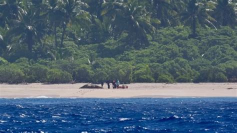 ‘pivotal Message Saved Three Men Stranded On Tiny Pacific Island