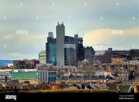 University Of Glasgow Main Library Building Stock Photo Alamy