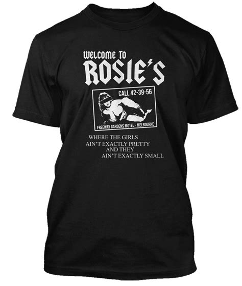 Acdc Inspired Whole Lotta Rosie Inspired Mens T Shirt Ebay