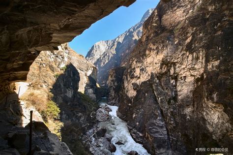 壮观的丽江虎跳峡（丽江段）旅游景点真实照片风景图片2配图网