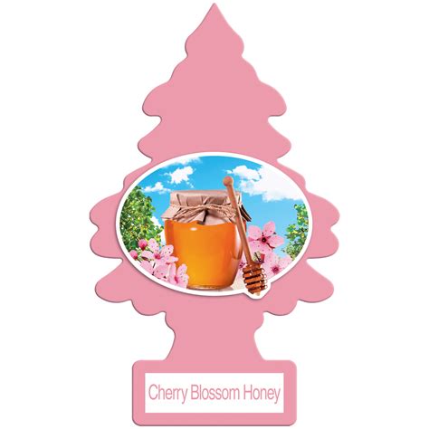 Little Trees Air Freshener Cherry Blossom Honey Fragrance 3 Pack