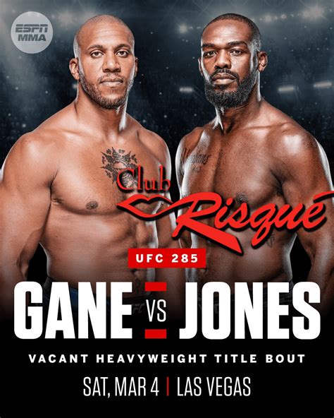 Ufc 285 Jones Vs Gane All Clubs Club Risque