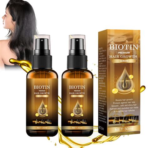 Ibealee Biotin Hair Growth Spray Serum Thickening Herbal Anti Loss Serum Women Men Loss 1 Pcs