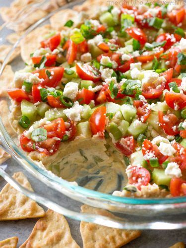 Mediterranean Layer Dip The Girl Who Ate Everything