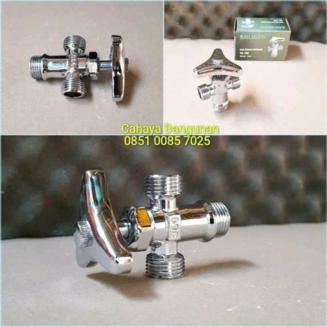 Jual Keran Mixer Jet Shower Stop Kran T Cabang 3 Toilet Model TOTO Atau