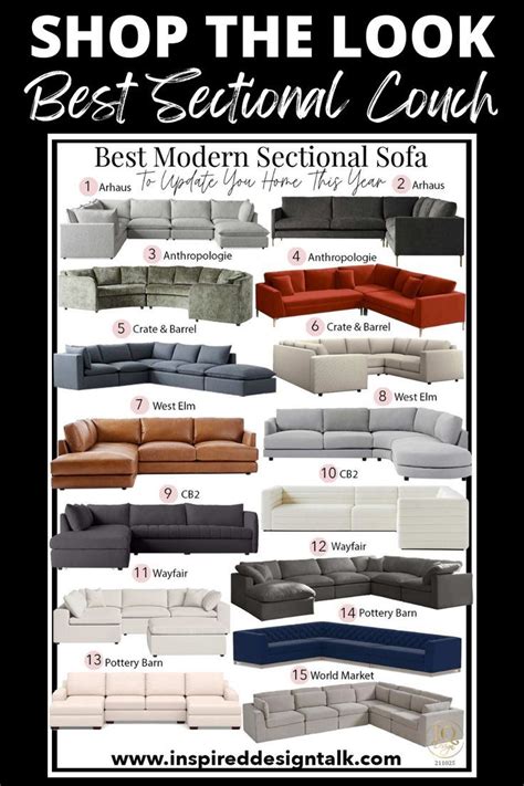 15 best modern sectional sofa styles that ll take your living room to ...