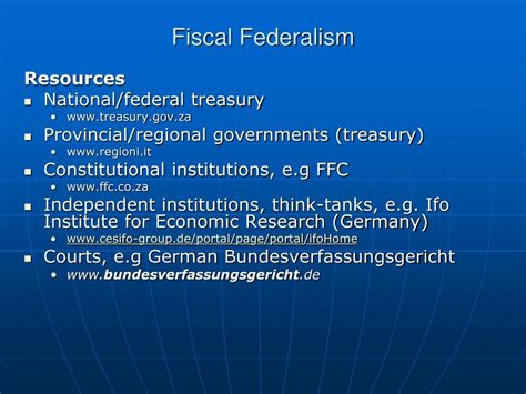 Ppt Fiscal Federalism Powerpoint Presentation Free Download Id 1775415