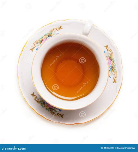 Antique porcelain tea cup stock photo. Image of over - 16827824