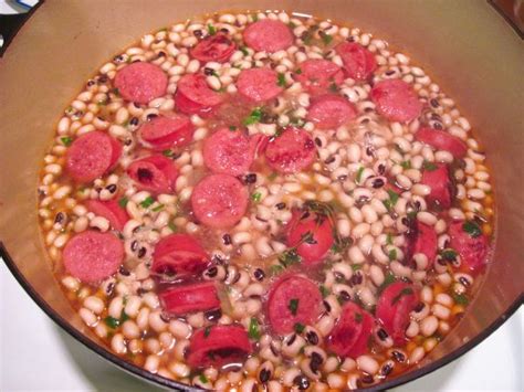 Smoked Sausage And Black Eyed Peas In The Kitchen With Kath