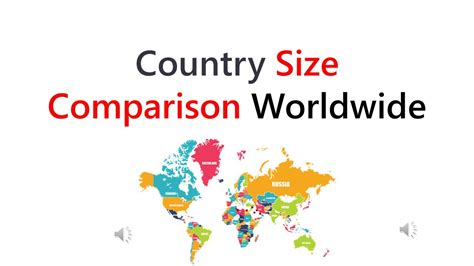 Country size comparison worldwide