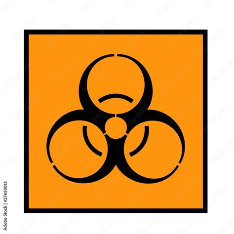 Symbol Piktogramm Biohazard Stock Vector Adobe Stock