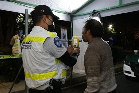 Autoridades de la CDMX refuerzan alcoholímetro en Fiestas Patrias