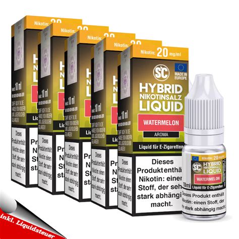 X Ml Sc Hybrid Nikotinsalz Liquid Probierbox E Liquid