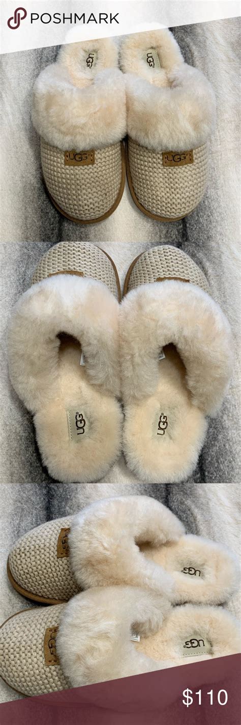 Ugg Cozy Knit Slipper Cream Ugg Cozy Knit Slippers Knitted