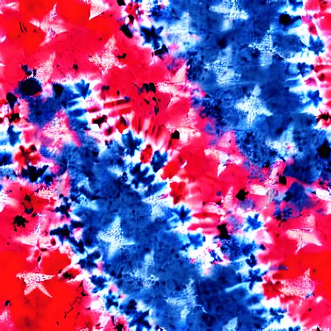 Red White And Blue Tie Dye Graphic · Creative Fabrica