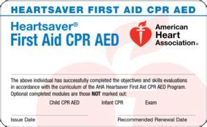 Heartsaver First Aid Cpr Aed Northeast Medical Institute