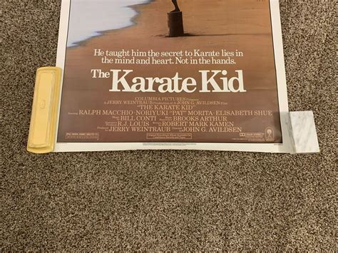 KARATE KID 1984 VINTAGE MOVIE POSTER ORIGINAL NOT A REPRINT 27X41 FREE ...