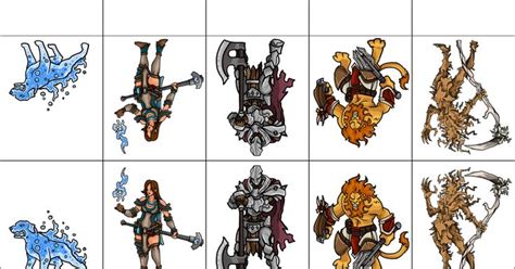 PrintableHeroes_Heroes_Set_02.pdf | Dungeons and dragons miniatures ...