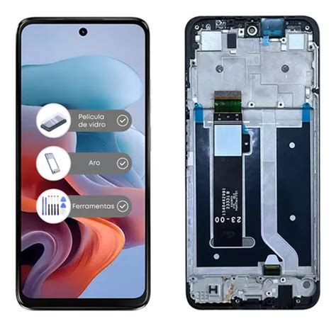 Frontal Tela Display P Moto G G Xt Aro Kit Pelic Frete Gr Tis