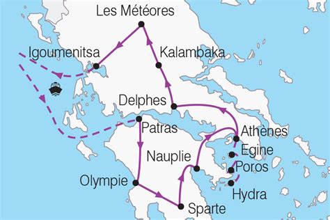 La Grèce Antique les îles Saroniques et les Météores