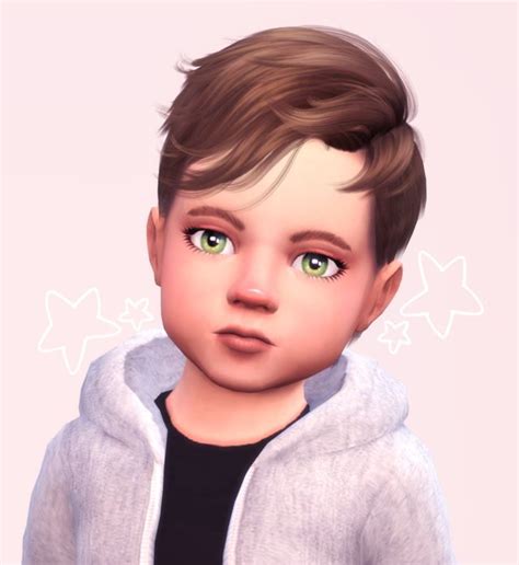 Pin by Liliane Souza on ts4 | Sims 4 toddler, Toddler hair sims 4, Sims