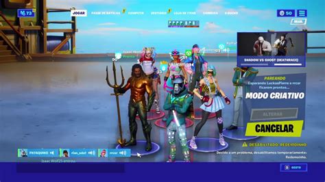 FORTNITE SALA PERSONALIZADA MESTRE MANDOU OUTFIT BORA JOGAR YouTube