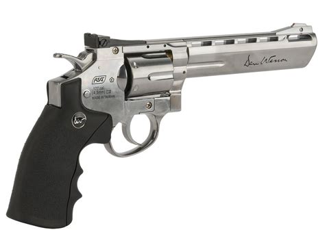 Dan Wesson Silver CO2 Pellet Revolver | Replicaairguns.us