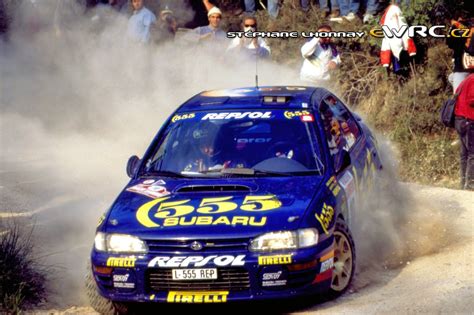 Sainz Carlos Moya Luis Subaru Impreza 555 Rallye Sanremo Rallye